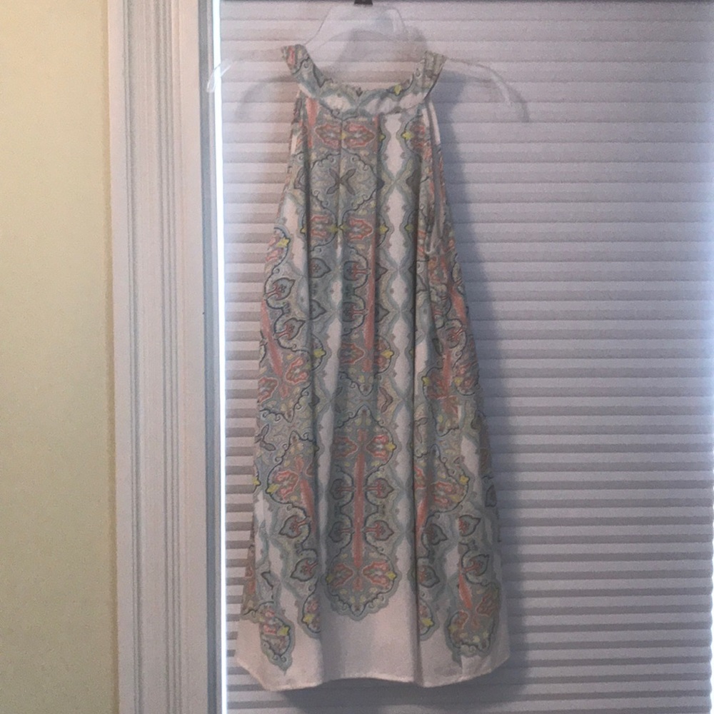 High neck dress